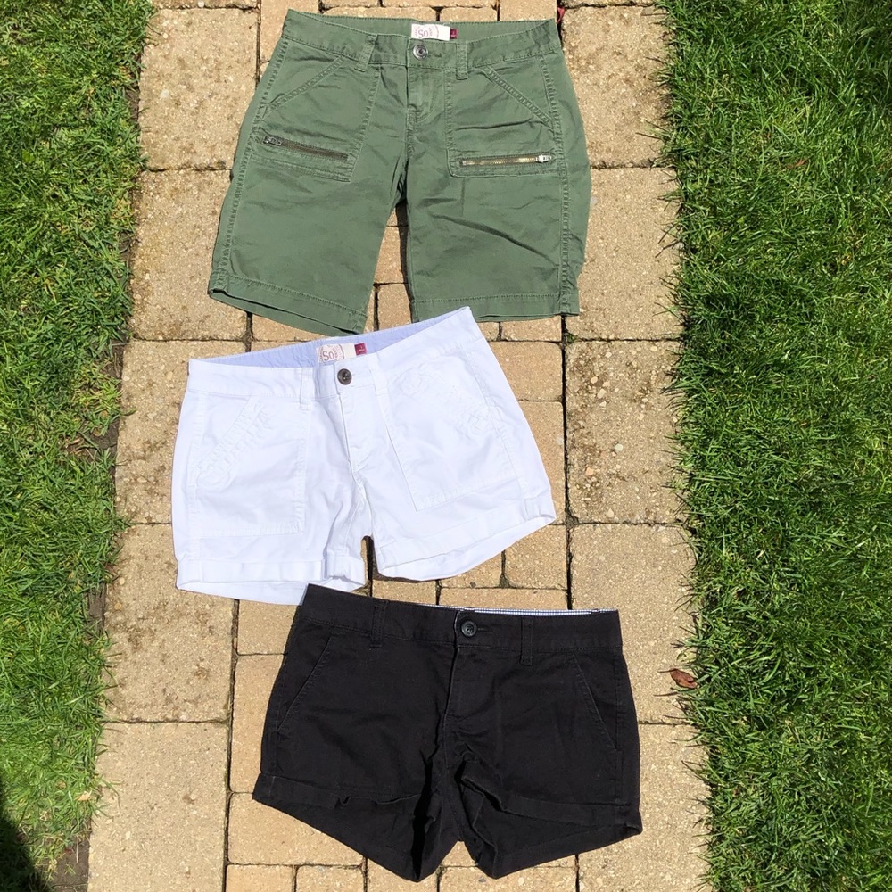 3 SO Shorts Size 1